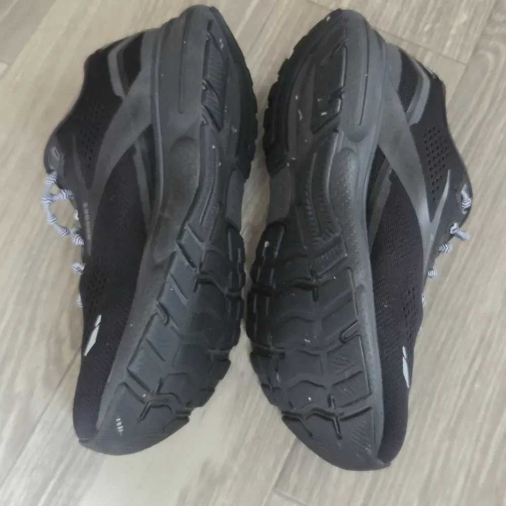 Brooks Ghost 15 Running Shoes Womens 11 D Black Neutral 1203801B020